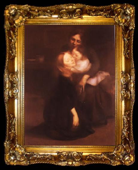 framed  Eugene Carriere Intimacy(The Bog Sister), ta009-2
